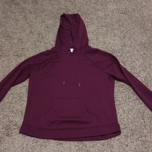 Maroon women's light sweatshirt